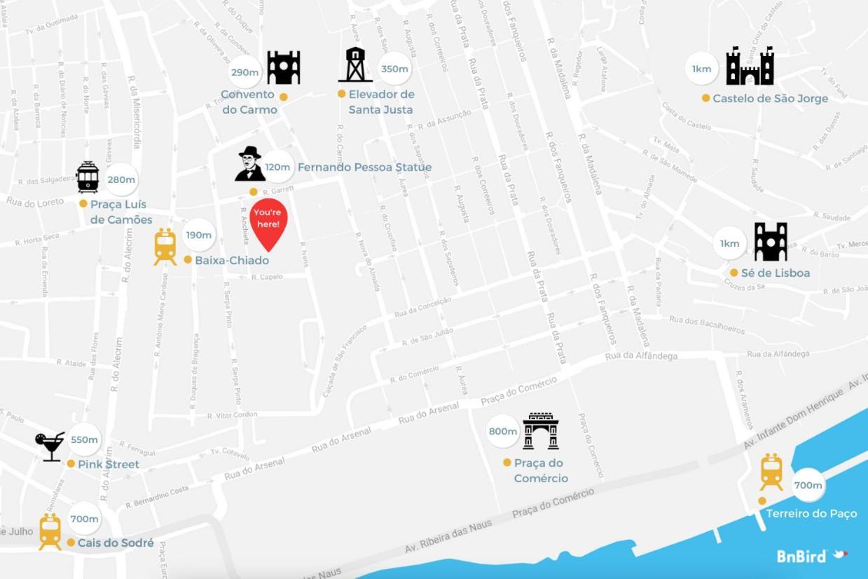 Chiado Prime Garrett Apartment Lisboa Екстериор снимка